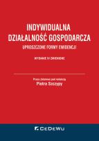 Okładka książki Indywidualna działalność gospodarcza w.4