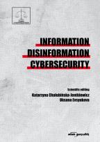 Okładka książki Information disinformation cybersecurity