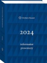 Okładka książki Informator Prawniczy 2024 granatowy A5