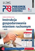 Okładka książki Instrukcja gospodarowania mieniem ruchomym-wzór