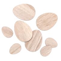 Opakowanie Jajka drewniane - naturalne 4cm, 7cm 8szt.