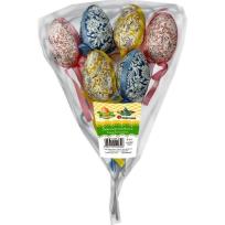 Opakowanie Jajka styropianowe 38x58mm 3 kolory 6szt