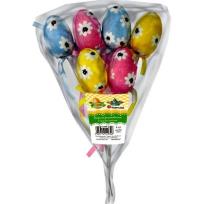 Opakowanie Jajka styropianowe 40x60mm 3 kolory 6szt