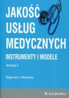 Okładka książki Jakość usług medycznych. Instrumenty i modele w.2