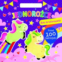 Okładka książki Jednorożce. Blok do kolorowania