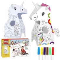 Opakowanie Jednorożec kartonowy do malowania