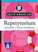 Okładka książki Język angielski gramatyka. Repetytorium. Egzamin ósmoklasist