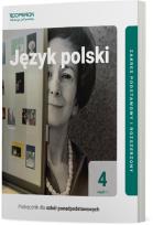 Okładka książki Język polski Podręcznik 4 Część 1 Liceum I Technikum Zakres podstawowy i rozszerzony
