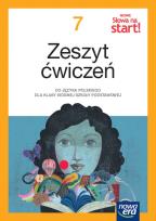 Okładka książki Język polski słowa na start! NEON zeszyt ćwiczeń dla klasy 7 szkoły podstawowej EDYCJA 2023-2025