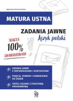 Okładka książki Język polski. Zadania jawne. Matura ustna