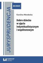 Okładka książki Jurysprudencja 20/2022. Dobro dziecka w ujęciu indywidualistycznym i wspólnotowym