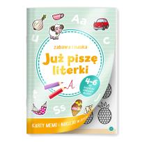 Okładka książki Już piszę literki. Zabawa i nauka