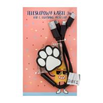 Opakowanie Kabelek 3w1 łapka