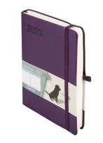 Okładka książki Kal 2023 Minimalizm B6 DNS fioletowy