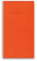 Okładka książki KAL 2025 A6 TYGODNIOWY OPRAWA VIVELLA - Pomarańczowy