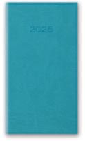 Okładka książki KAL 2025 A6 TYGODNIOWY OPRAWA VIVELLA - Turkusowy