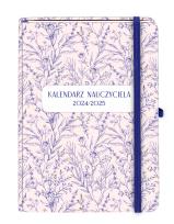 Okładka książki Kal Naucz 2024/2025 A5 TDW kwiatowy