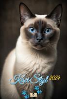 Opakowanie Kalenadarz 2024 ścienny A3 koci styl V.5