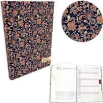 Opakowanie Kalendarz 2023 A4 dzienny soft touch paisley blue