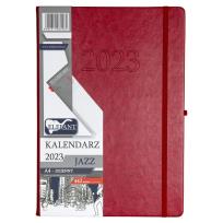 Opakowanie Kalendarz 2023 A4 Jazz dzienny czerwony