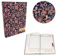 Opakowanie Kalendarz 2023 A5 dzienny soft touch paisley blue