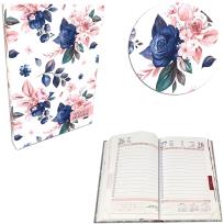 Opakowanie Kalendarz 2023 A5 dzienny soft touch Róże blue