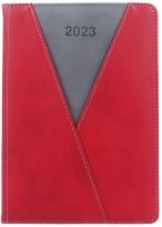 Opakowanie Kalendarz 2023 A5 dzienny Volta czerwony