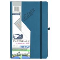 Opakowanie Kalendarz 2023 A5 tyg. Hip hop atramentowy ELEFANT