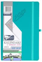 Opakowanie Kalendarz 2023 A5 tyg. Hip hop turkusowy ELEFANT