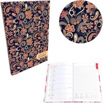 Opakowanie Kalendarz 2023 A5 tygodniowy soft touch paisley bl