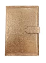 Opakowanie Kalendarz 2023 A5 tygodniowy z zapięciem flower złoty