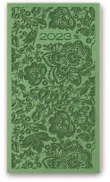 Okładka książki Kalendarz 2023 A6 tyg vivella relief JASNOZIELONY