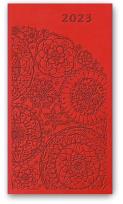 Opakowanie Kalendarz 2023 A6 tygodniowy vivella relief czerwony