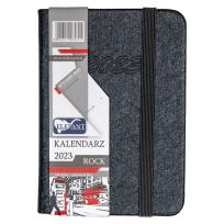 Opakowanie Kalendarz 2023 A7 tyg. Rock grafitowy ELEFANT