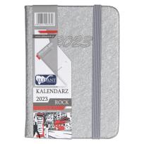 Opakowanie Kalendarz 2023 A7 tyg. Rock srebrny ELEFANT