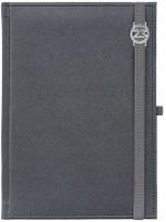 Opakowanie Kalendarz 2023 B6 dzienny Cross z gumką srebrny