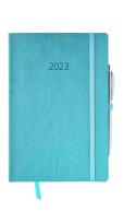 Opakowanie Kalendarz 2023 flex z gumką A5 tygodniowy niebieski V1
