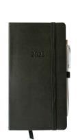 Opakowanie Kalendarz 2023 flex z gumką Dl tygodniowy czarny V3
