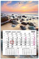 Opakowanie Kalendarz 2023 jednodzielny głowka płaska Bałtyk