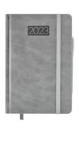 Opakowanie Kalendarz 2023 lux z gumką B5 dzienny V4 szary