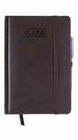 Opakowanie Kalendarz 2023 lux z gumką B5 dzienny V5 brązowy