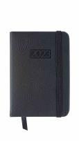 Opakowanie Kalendarz 2023 lux z gumką kieszonkowy czarny V9