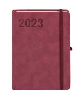 Okładka książki Kalendarz 2023 Nuba A5 burgundowy TNS ANTRA