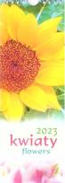 Okładka książki Kalendarz 2023 Paskowy - Kwiaty