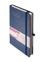 Okładka książki Kalendarz 2023 Rubi A5 niebieski DNS ANTRA