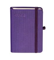 Okładka książki Kalendarz 2023 Rubi A6 fioletowy TDW