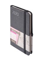 Okładka książki Kalendarz 2023 Rubi A6 grafitowy TDW ANTRA