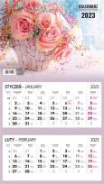 Opakowanie Kalendarz 2023 ścienny dwudzielny premium MIX