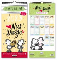 Opakowanie Kalendarz 2023 ścienny planer Sheepworld dla pary