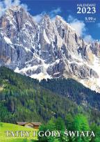 Opakowanie Kalendarz 2023 ścienny Tatry i góry świata